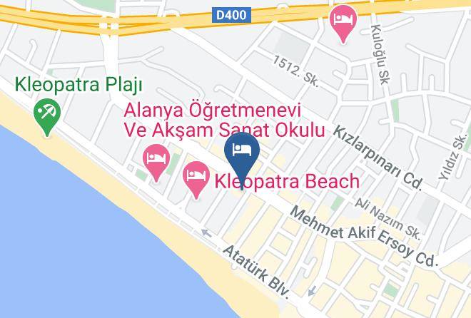 Kleopatra Arsi Hotel Map