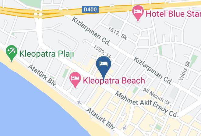Alanya - Kleopatra Aydin Otel Alanya Maps