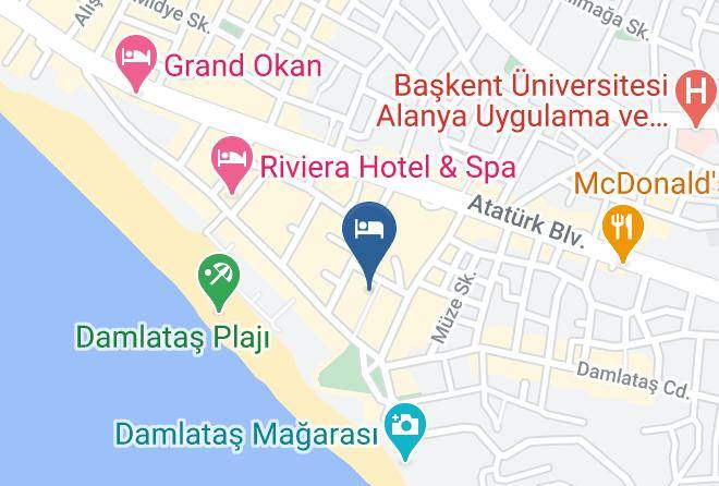 Alanya - Kleopatra Bebek Otel Maps