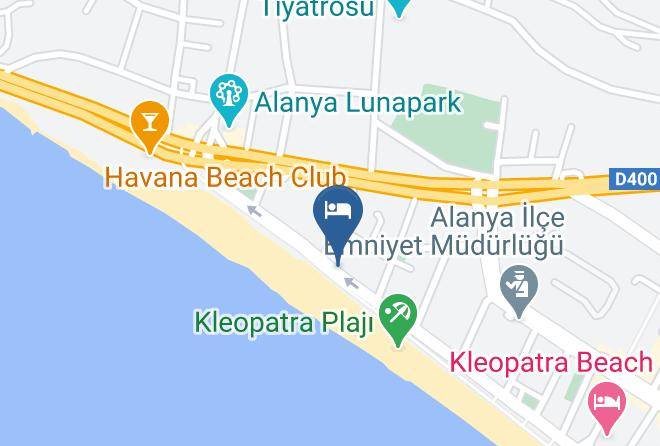 Alanya - Celine Hotel Maps