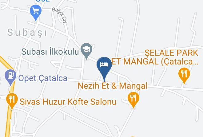 Catalca - Kleopatra Hotel Maps