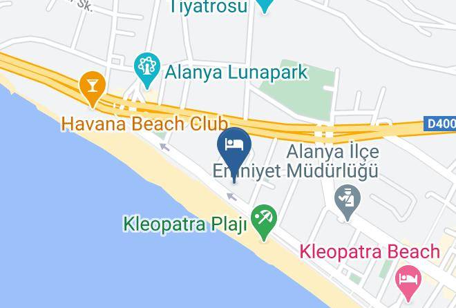 Alanya - Kleopatra Life Otel Maps