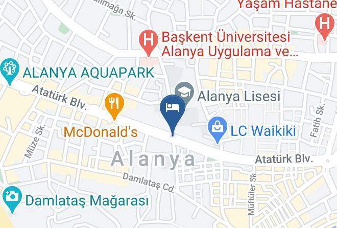 Alanya - Bayar Sun Time Hotel Maps
