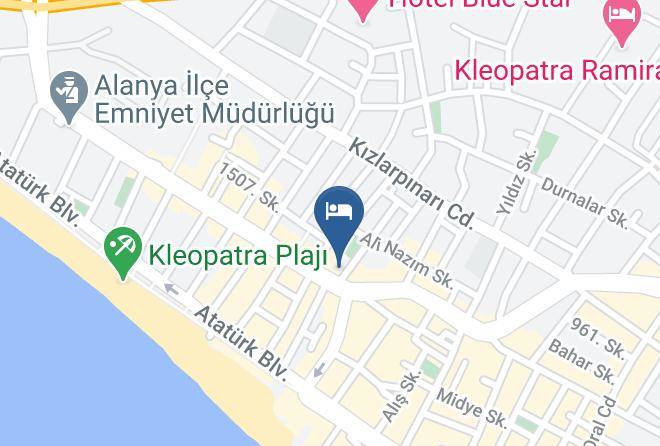Alanya - Kleopatra South Star Otel Maps