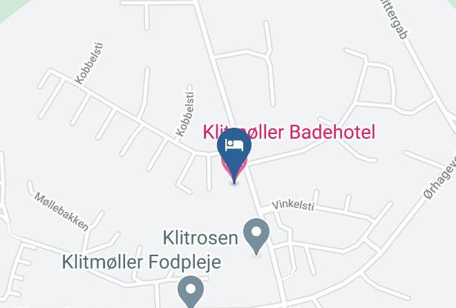 Klitmoller Badehotel Map