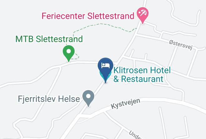 Fjerritslev - Klitrosen Hotel & Restaurant Maps