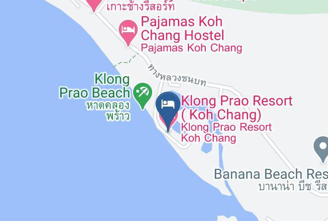 Amphoe Ko Chang - Klong Prao Resort Maps
