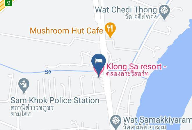 Amphoe Sam Khok - Klong Sa Resort Maps