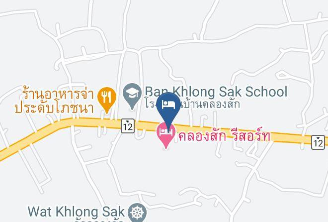 Mueang Tak District - Klongsak Resort Maps