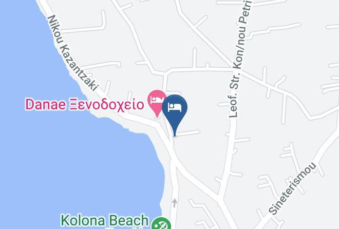 Klonos Hotel Map