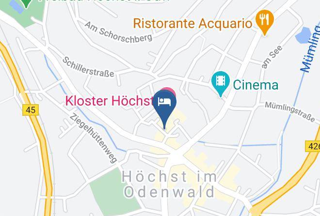 Odenwaldkreis - Kloster Hochst Jugendbildungsstatte Und Tagungshaus Der Ekhn Maps