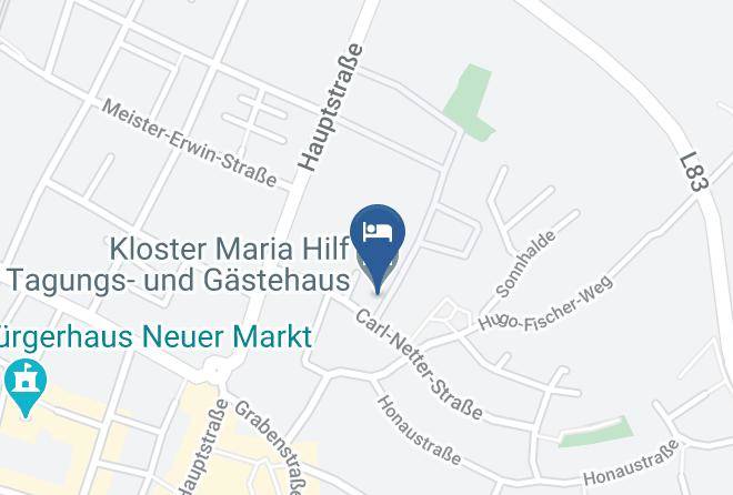 Rastatt - Kloster Maria Hilf Tagungs Und Gastehaus Maps