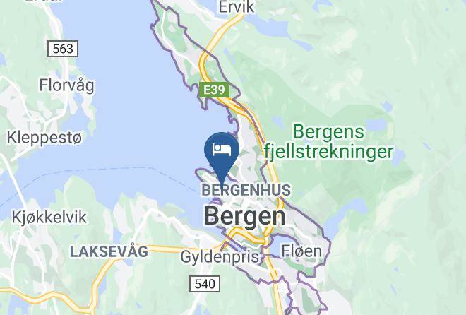 Bergen - Klosterhagen Hotell Maps