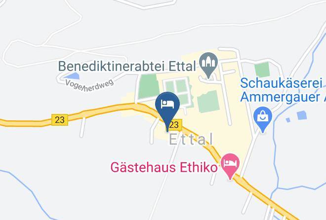 Garmisch Partenkirchen - Klosterhotel Ludwig Der Bayer Maps