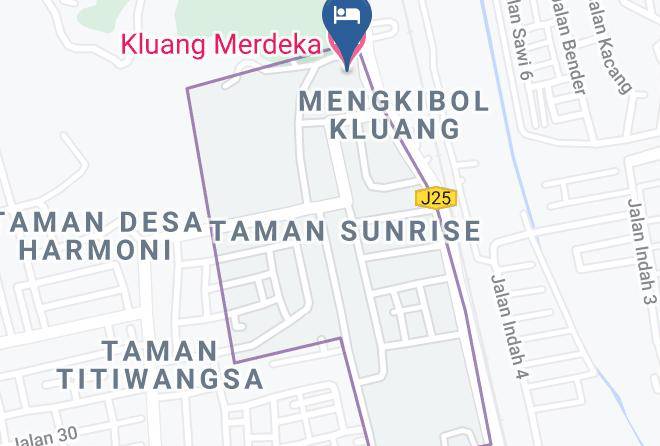 Keluang - Kluang Merdeka Hotel Maps