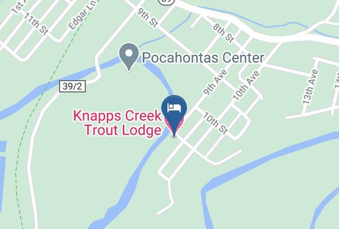 Pocahontas - Knapps Creek Trout Lodge Maps