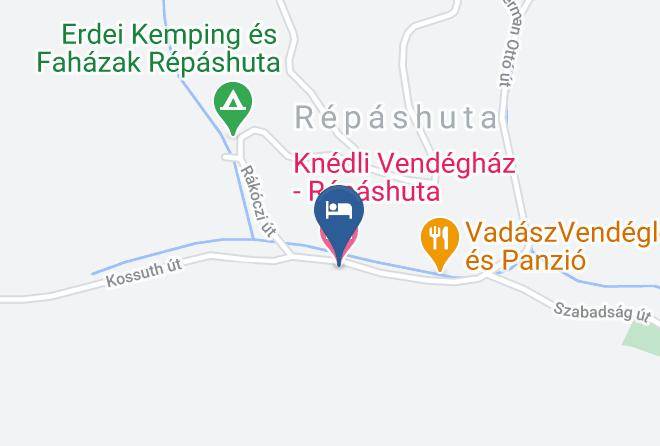 Repashuta - Knedli Vendeghaz Repashuta Maps