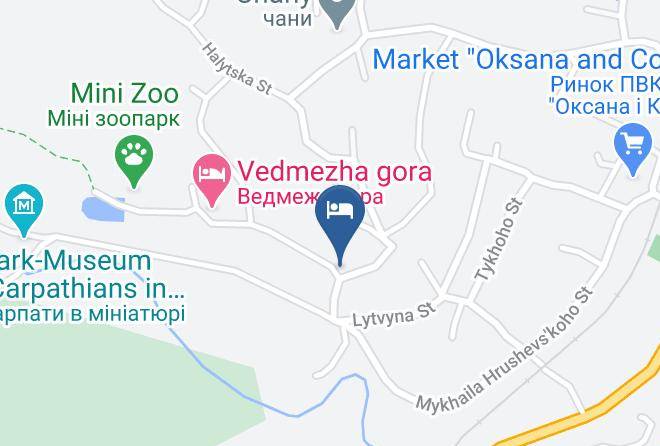 Yaremcha - Kniazhyi Dvir Maps