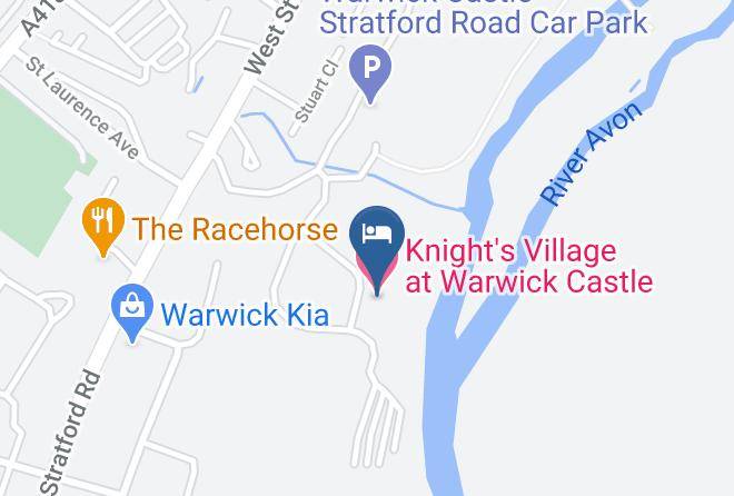 Warks - Knight's Village At Warwick Castle Maps