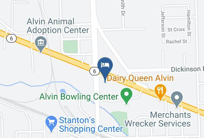 Brazoria - Knights Inn Alvin Maps