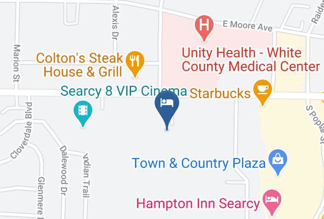 White - Knights Inn Searcy Maps