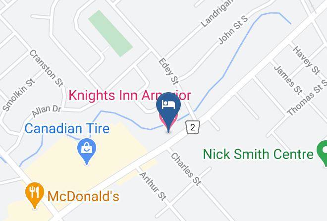 Knights Inn Arnprior Map