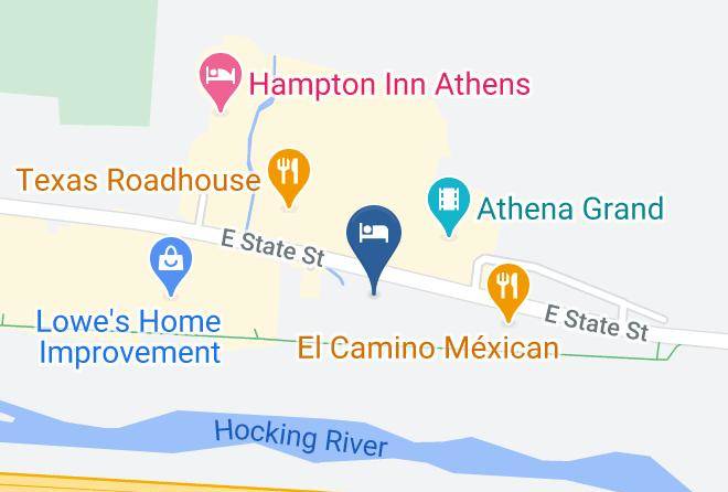 Athens - Knights Inn Athens Maps