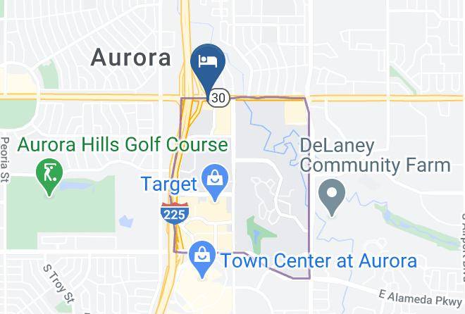 Arapahoe - Knights Inn Aurora Maps