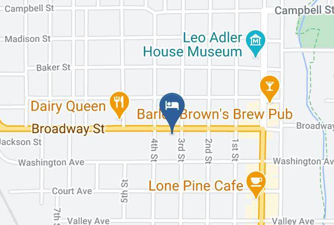 Baker - Knights Inn Baker City Maps