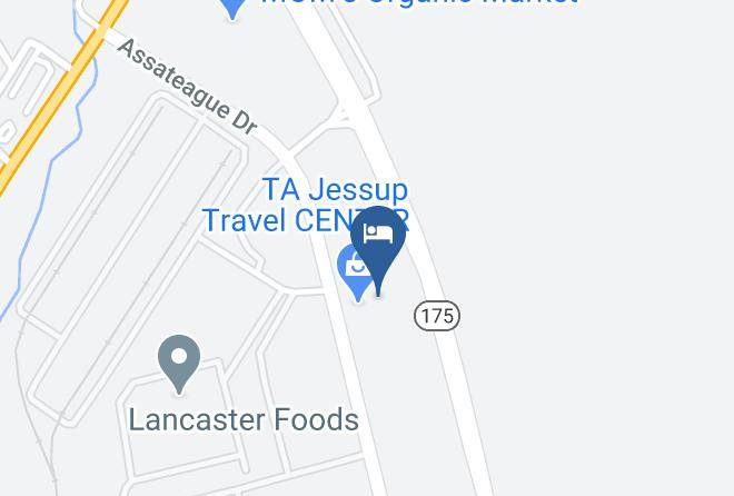 Knights Inn Baltimore South Jessup Map