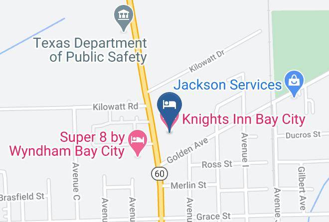 Matagorda - Knights Inn Bay City Maps