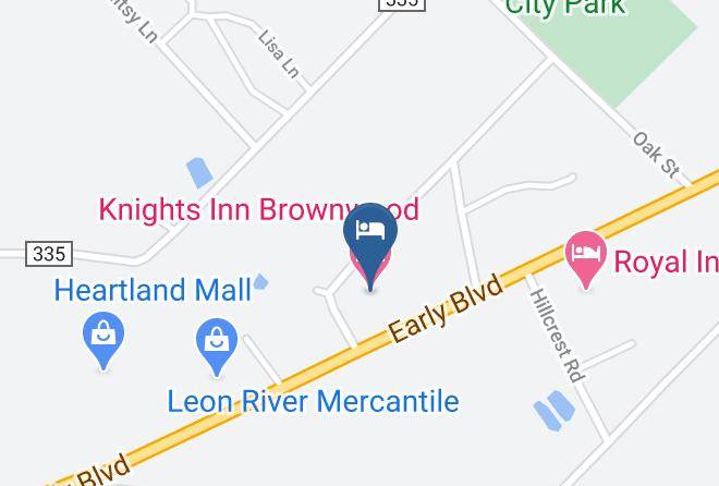 Brown - Knights Inn Brownwood Maps