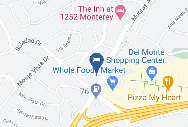 Monterey - Rodeway Inn Near Downtown Monterey Maps