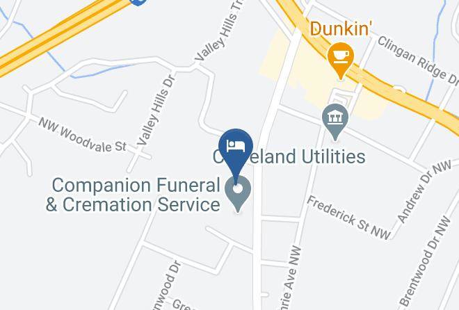 Knights Inn Cleveland Tn Map