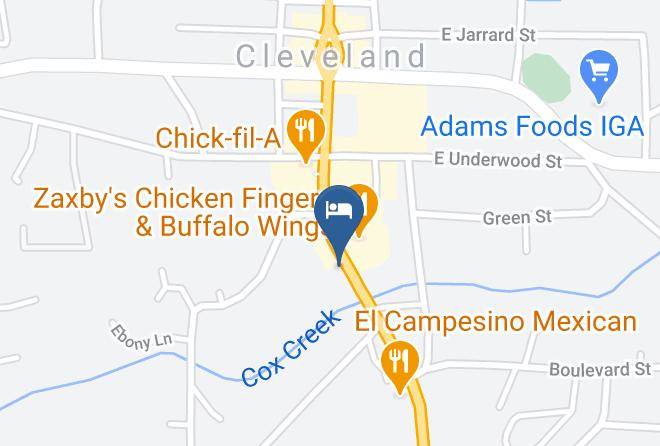 White - Knights Inn Cleveland Ga Maps