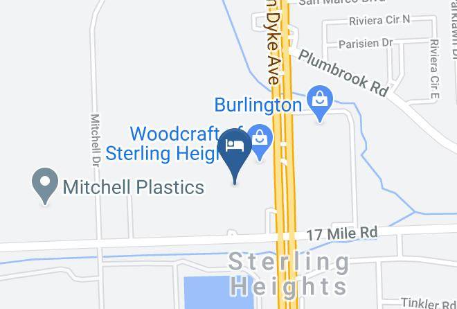 Knights Inn Sterling Heights Mi Map