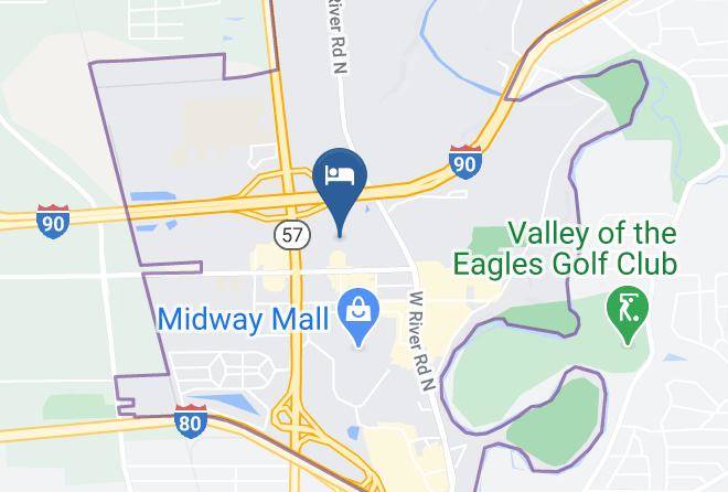 Knights Inn Elyria Map