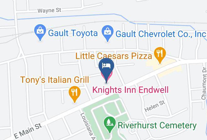 Broome - Knights Inn Endwell Maps