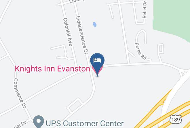 Uinta - Knights Inn Evanston Maps