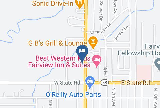 Major - Knights Inn Fairview Maps