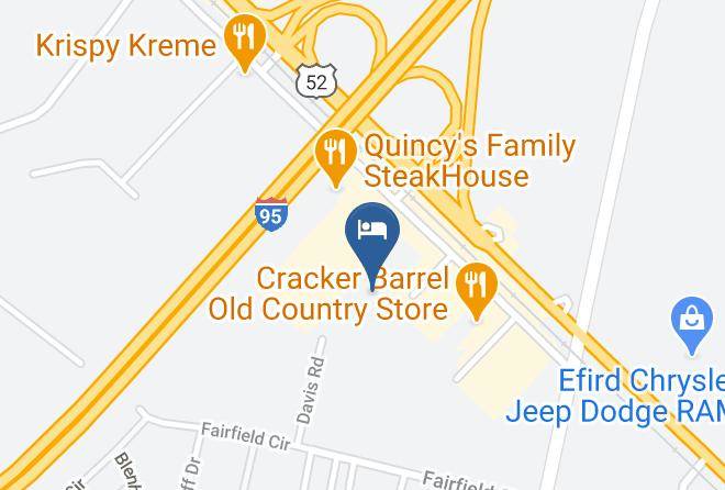 Knights Inn Florence Map