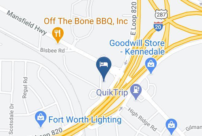 Knights Inn Forest Hill Map