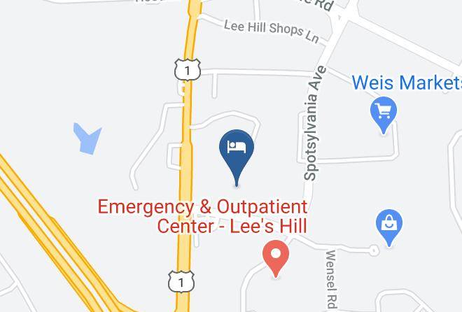 Knights Inn Fredericksburg Map