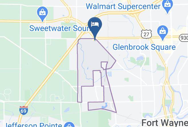 Allen - Knights Inn Ft Wayne Maps