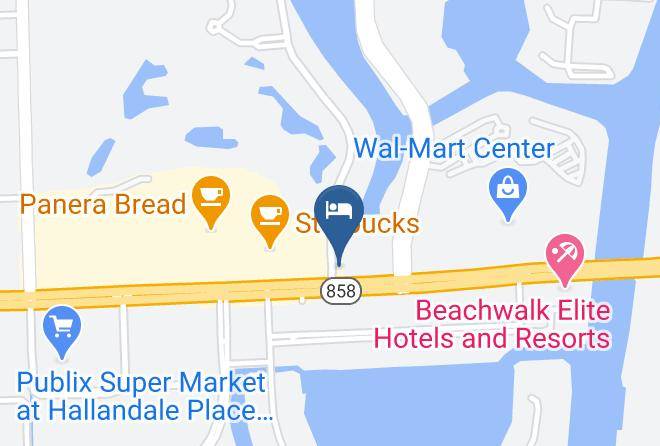 Broward - Knights Inn Hallandale Maps