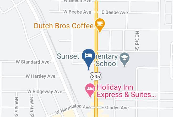 Umatilla - Knights Inn Hermiston Maps