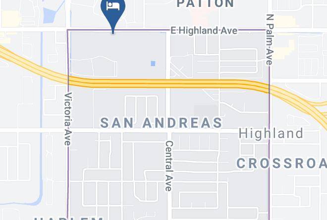 San Bernardino - Knights Inn Highland Maps