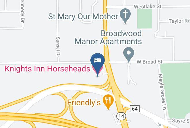 Chemung - Knights Inn Horseheads Maps