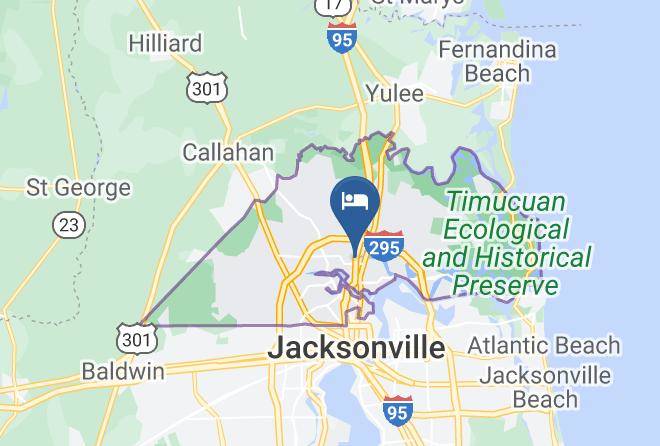 Duval - Knights Inn Jacksonville At Harts Rd Maps