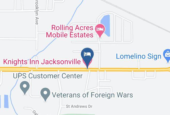 Morgan - Knights Inn Jacksonville Maps